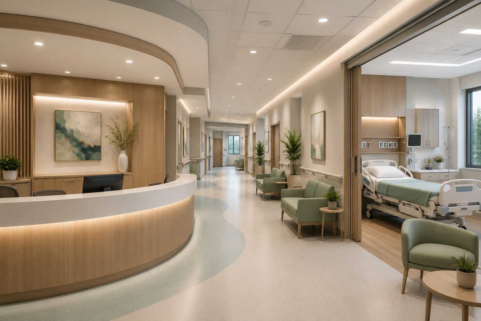 Plywood and MDF Applications in Healthcare Facilities